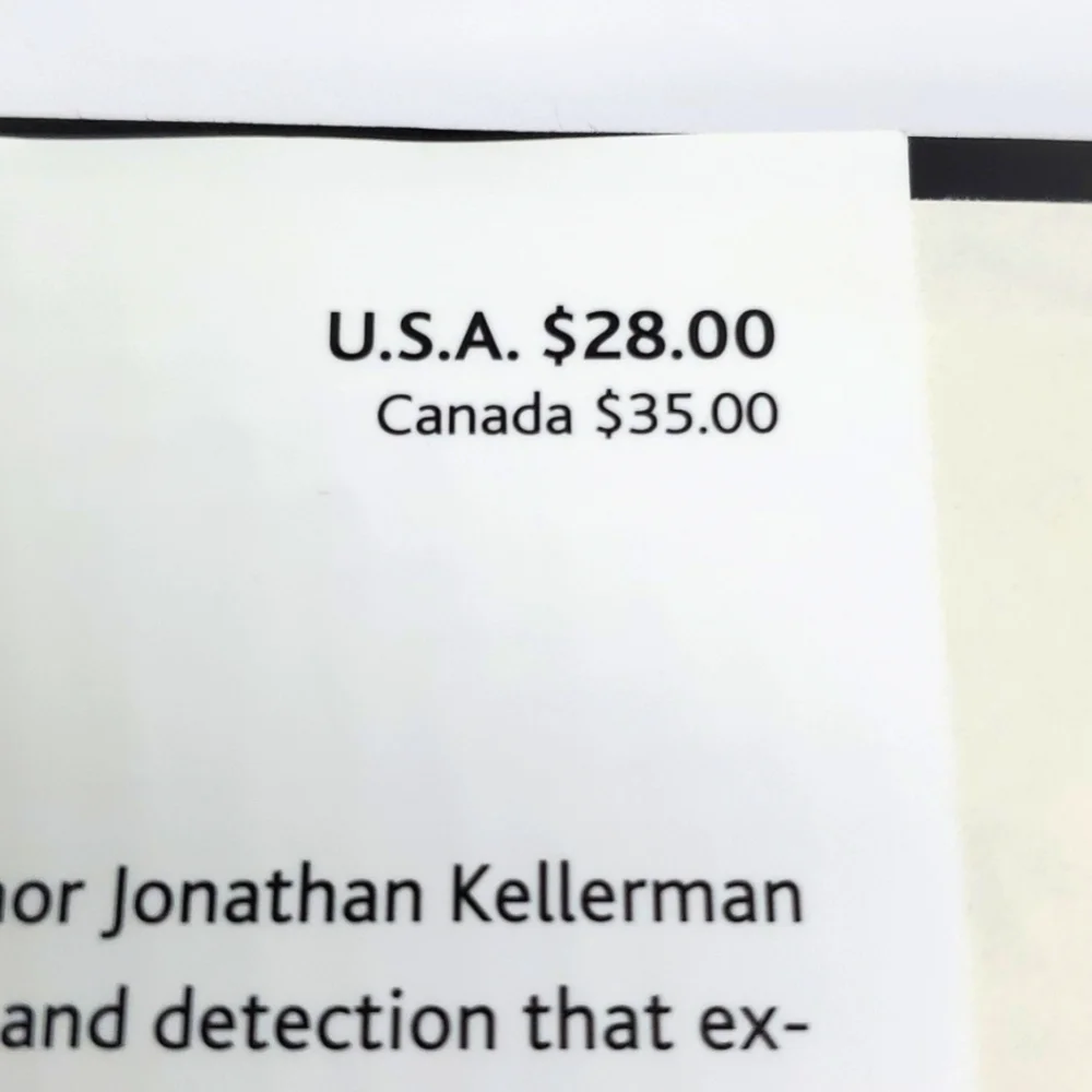 Jonathan Kellerman Evidence Hardback Book